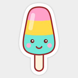 Ice Cream Popsicle Emoji Sticker